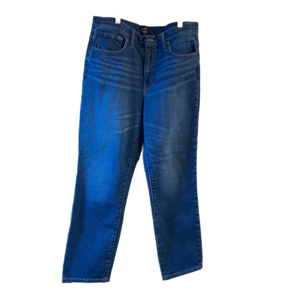 J. Crew Essential Straight Blue Jeans Size 31